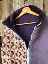 Charger l'image dans la galerie, Gilet Fleuri mauve M/L