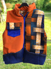Charger l'image dans la galerie, Gilet Bleu et Camel M/L