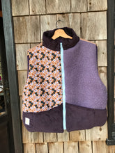 Charger l'image dans la galerie, Gilet Fleuri mauve M/L