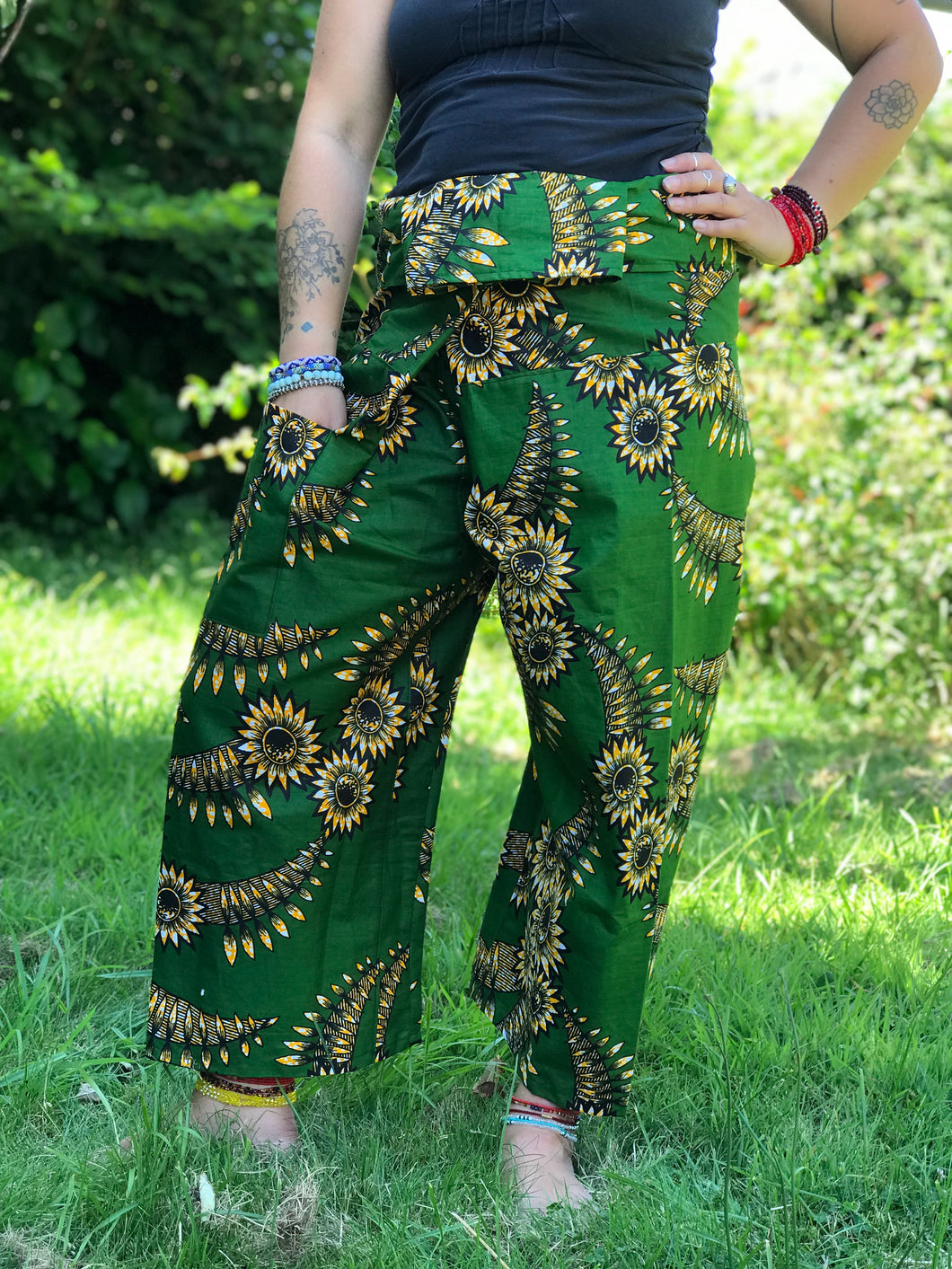 Pantalon Vert Tournesol