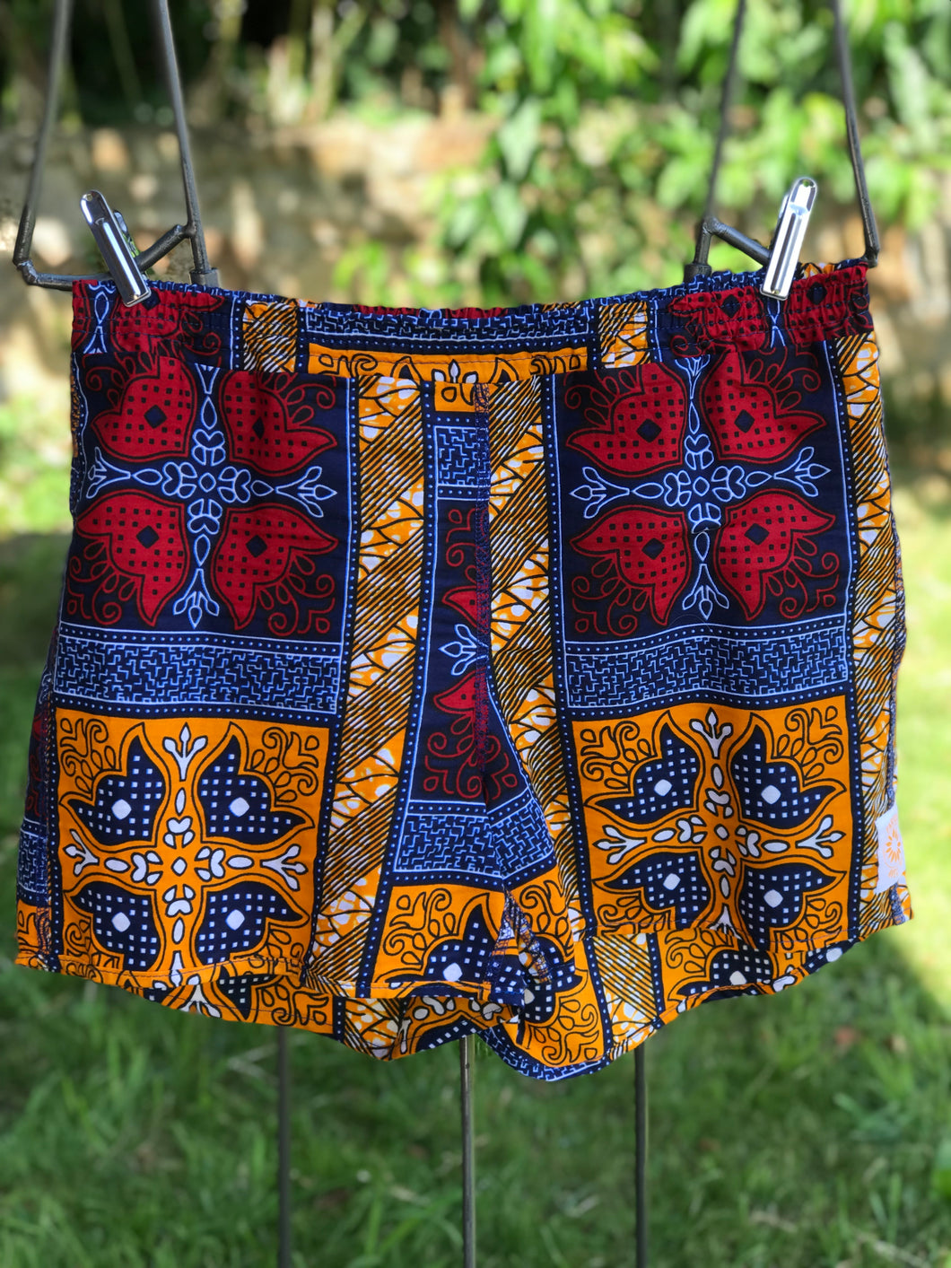 Short Jaune & rouge - M