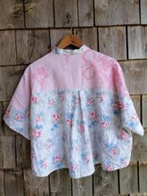 Charger l'image dans la galerie, Chemise Courte Fleur bleue et Rose
