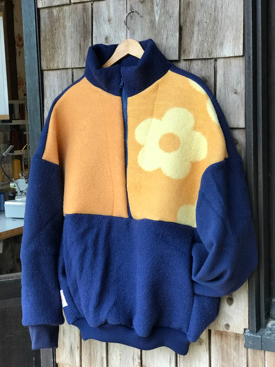 Pull Jaune et bleu - L/XL