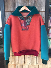 Charger l'image dans la galerie, Pull Vert &amp; Terracotta - M/L
