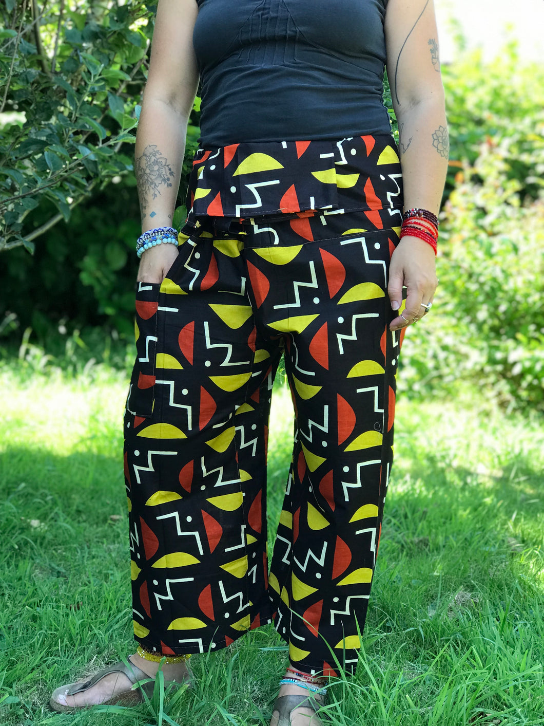 Pantalon Jaune et Orange