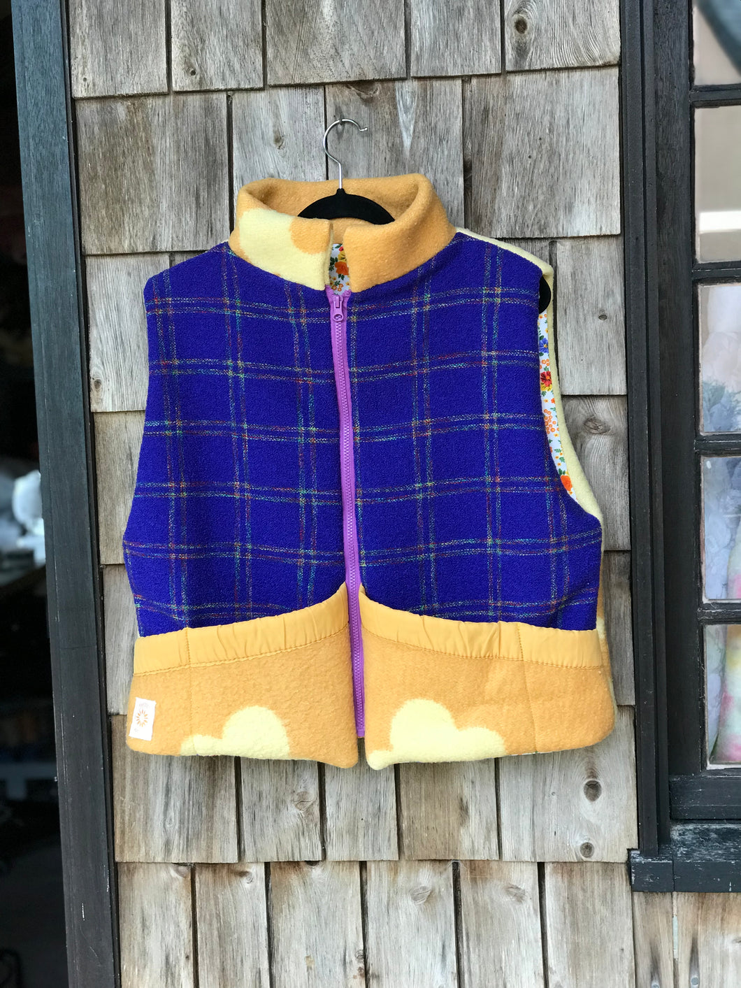 Gilet Mauve & Jaune M/L