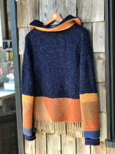 Charger l&#39;image dans la galerie, Pull Bleu et terracotta - S
