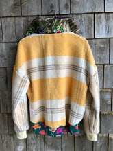 Charger l'image dans la galerie, Pull Laine &amp; canevas jaune - M/L
