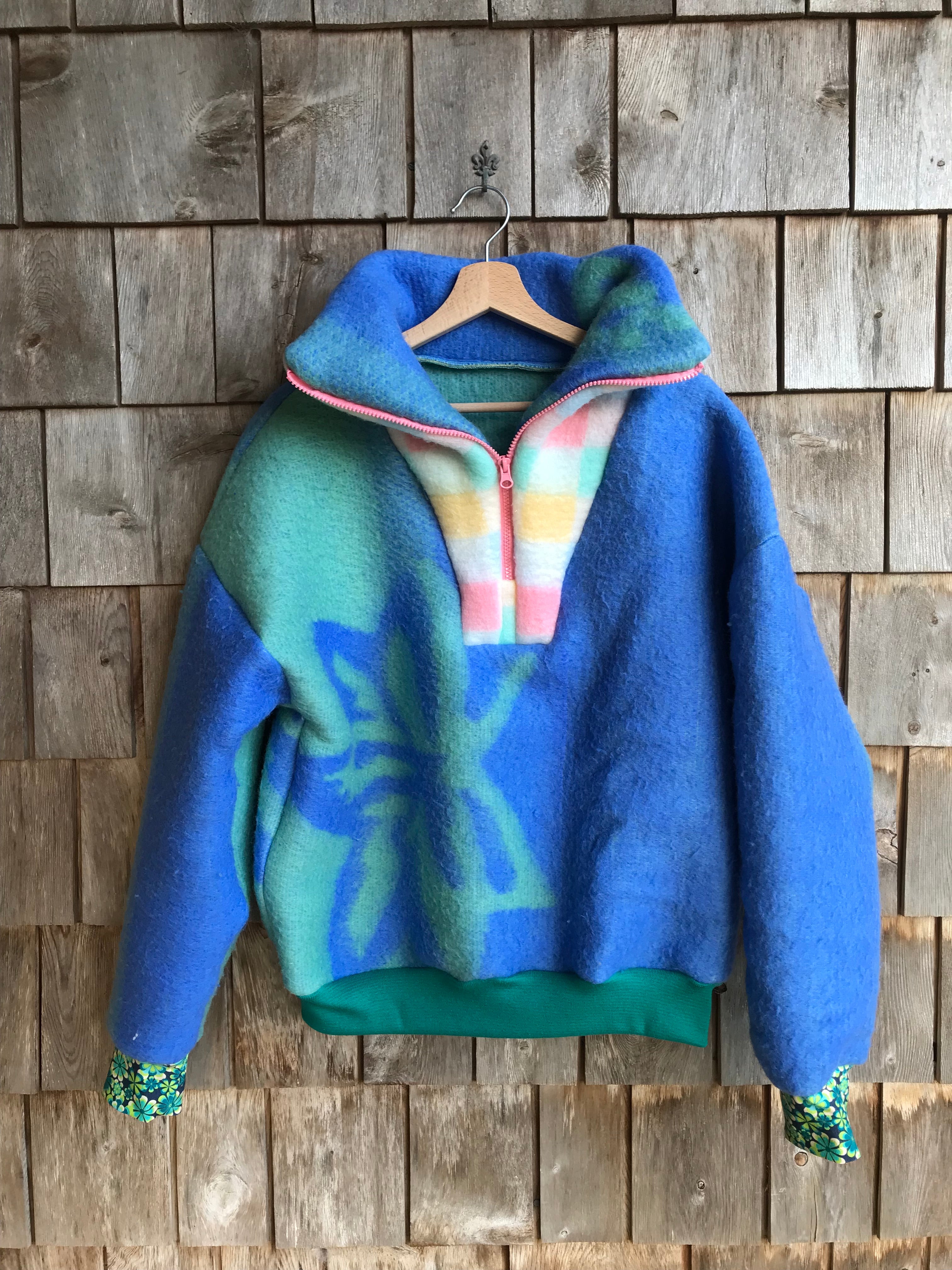 Pull Bleu vert - M/L