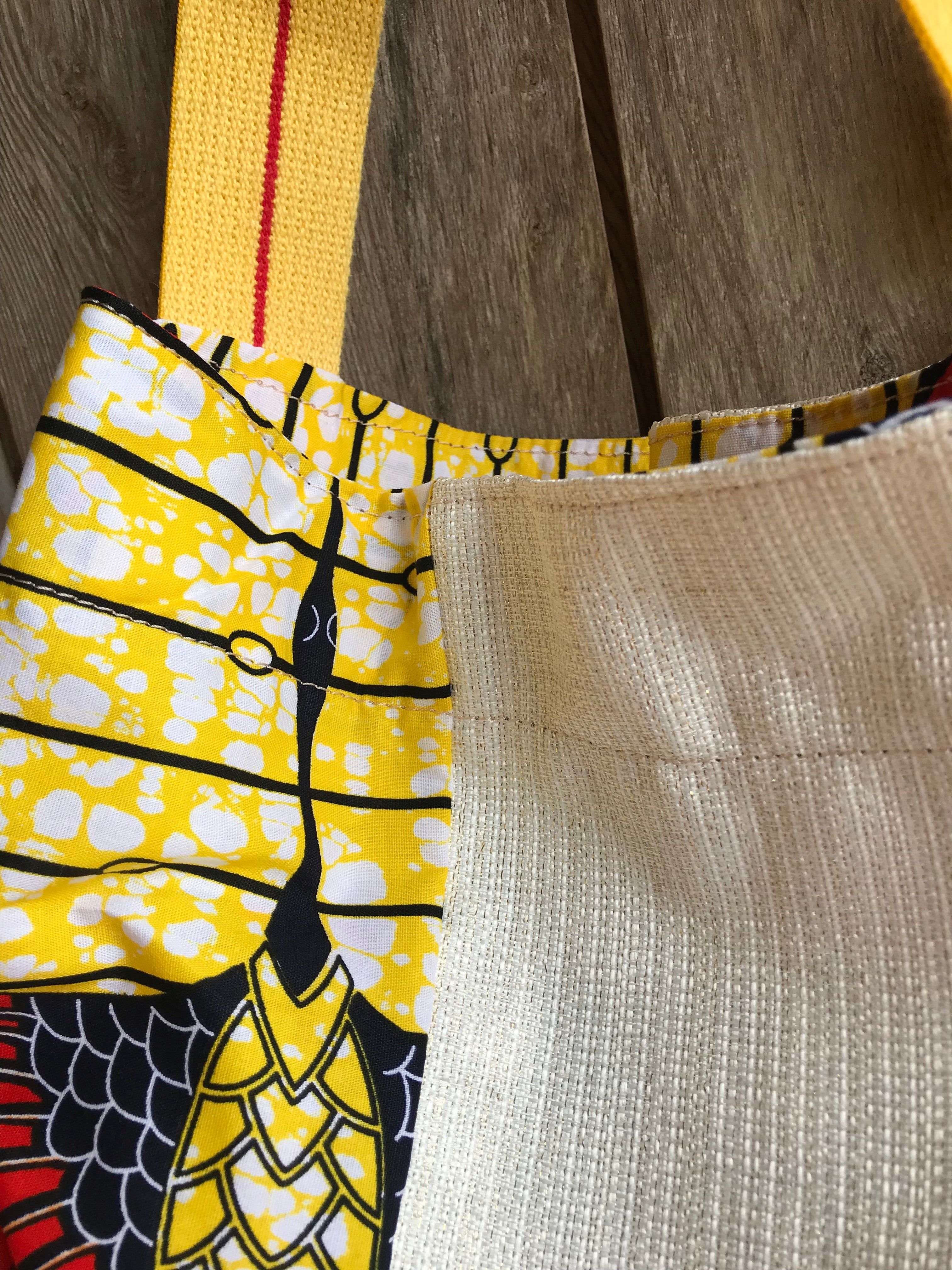 Tote-bag Wax jaune