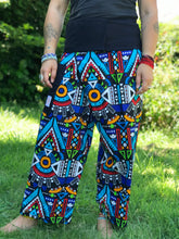 Charger l&#39;image dans la galerie, Pantalon Bleu Multicolore
