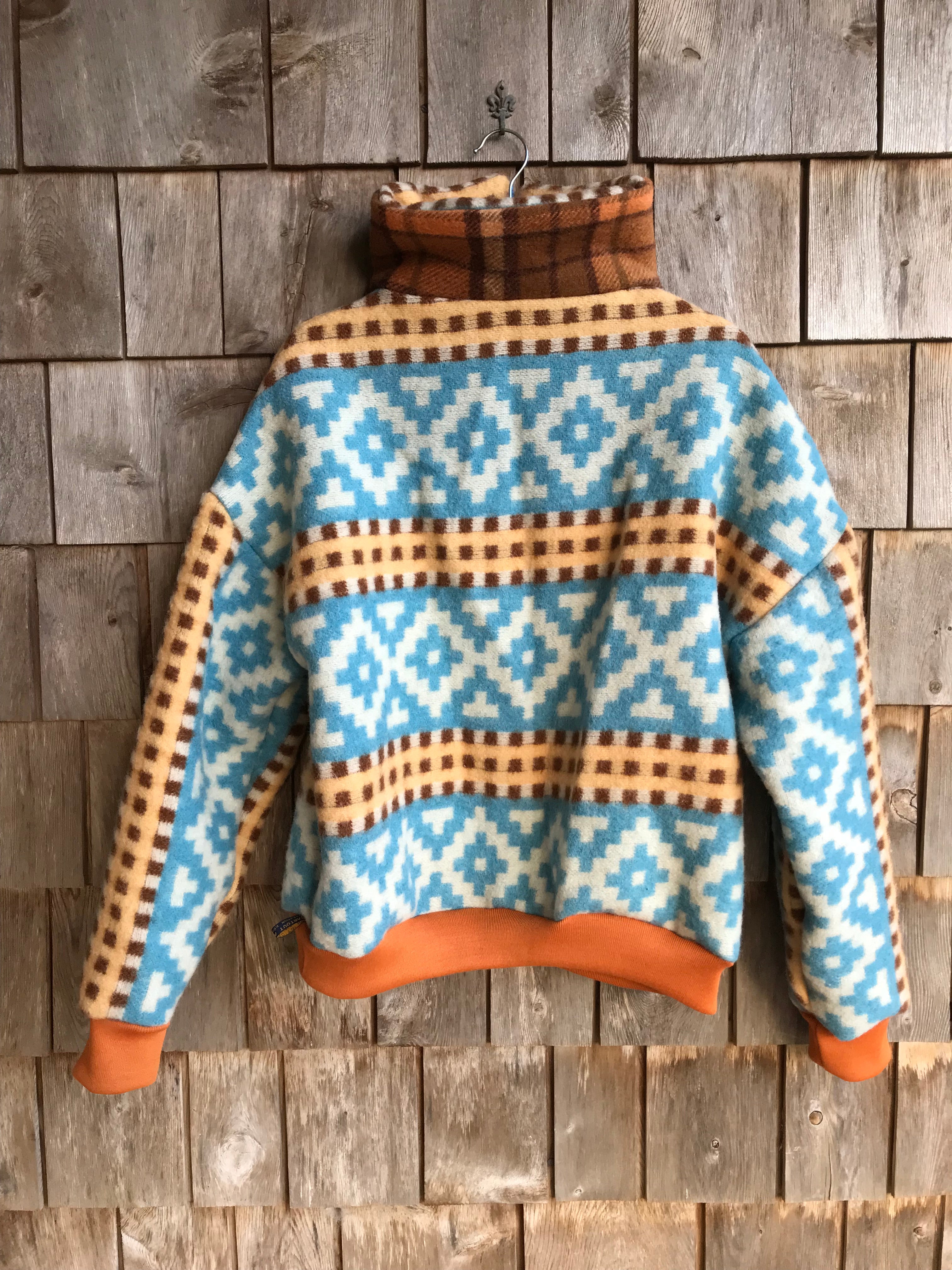 Pull Bleu et Marron - M/L