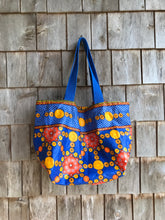 Charger l'image dans la galerie, Tote-bag Wax bleu
