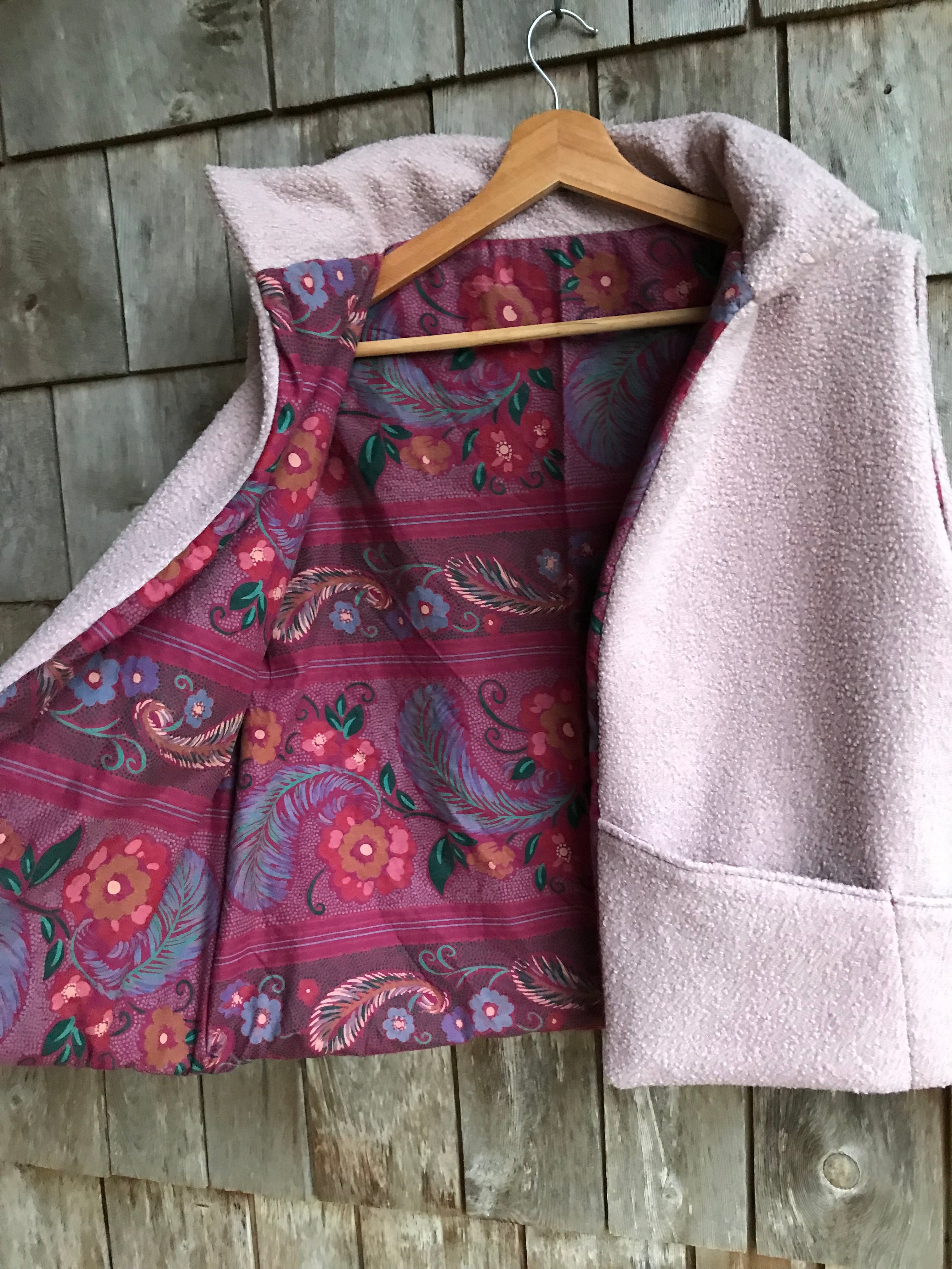 Gilet Rose Bordeaux