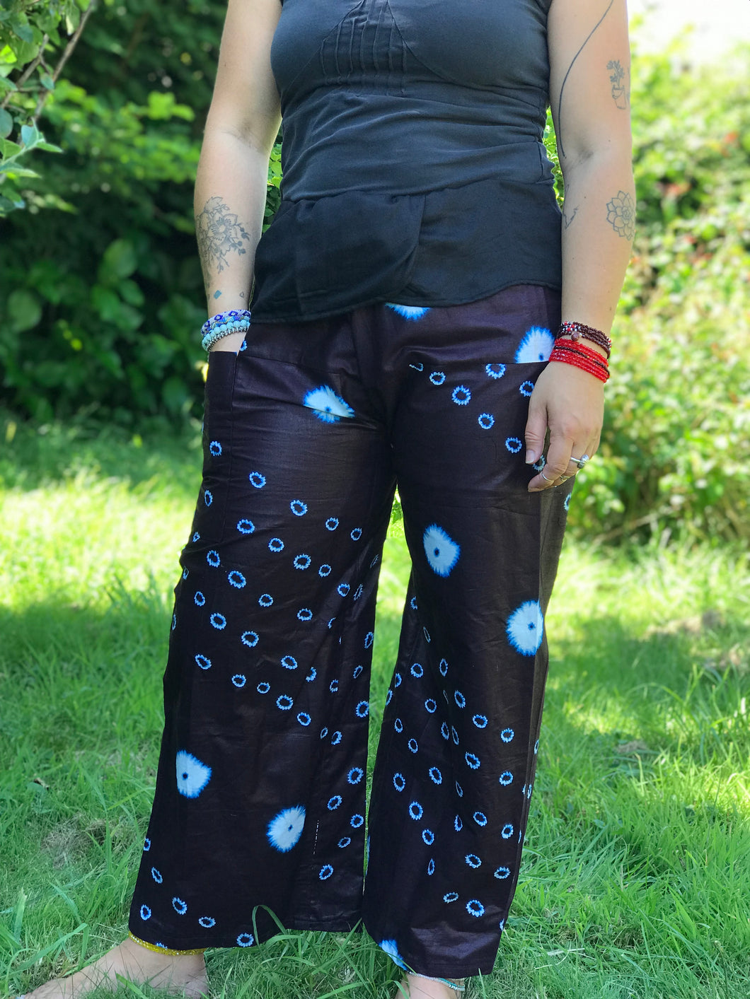 Pantalon Noir et Bleu