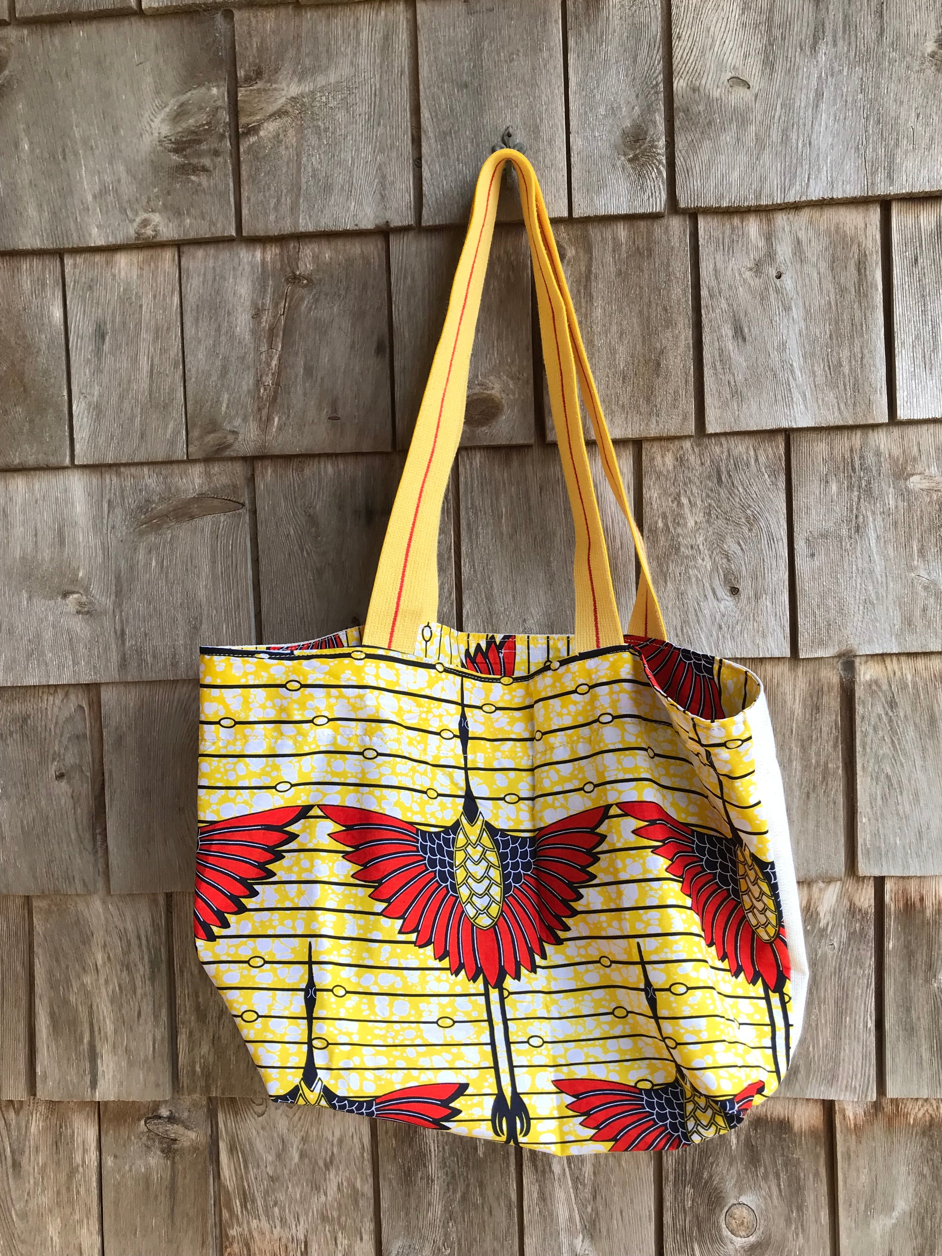 Tote-bag Wax jaune
