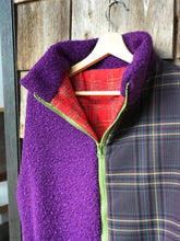 Charger l&#39;image dans la galerie, Gilet Mauve tartan M/L
