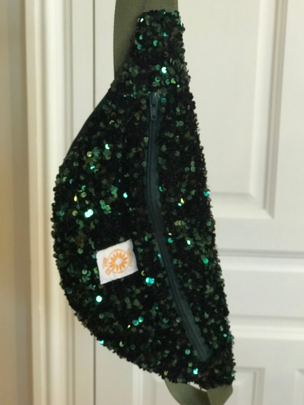 Petite Banane Sequin vert