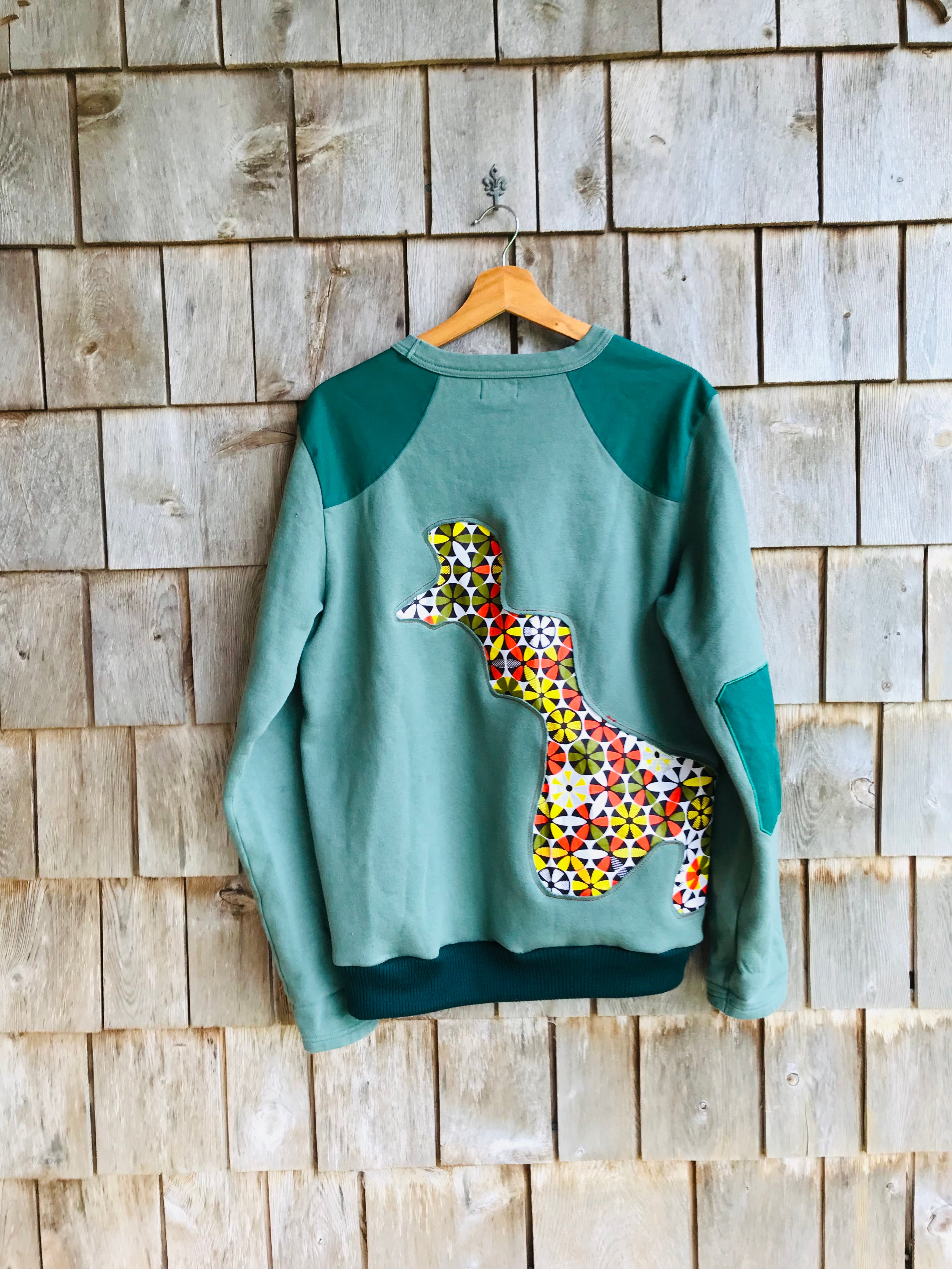 Sweat vert - L
