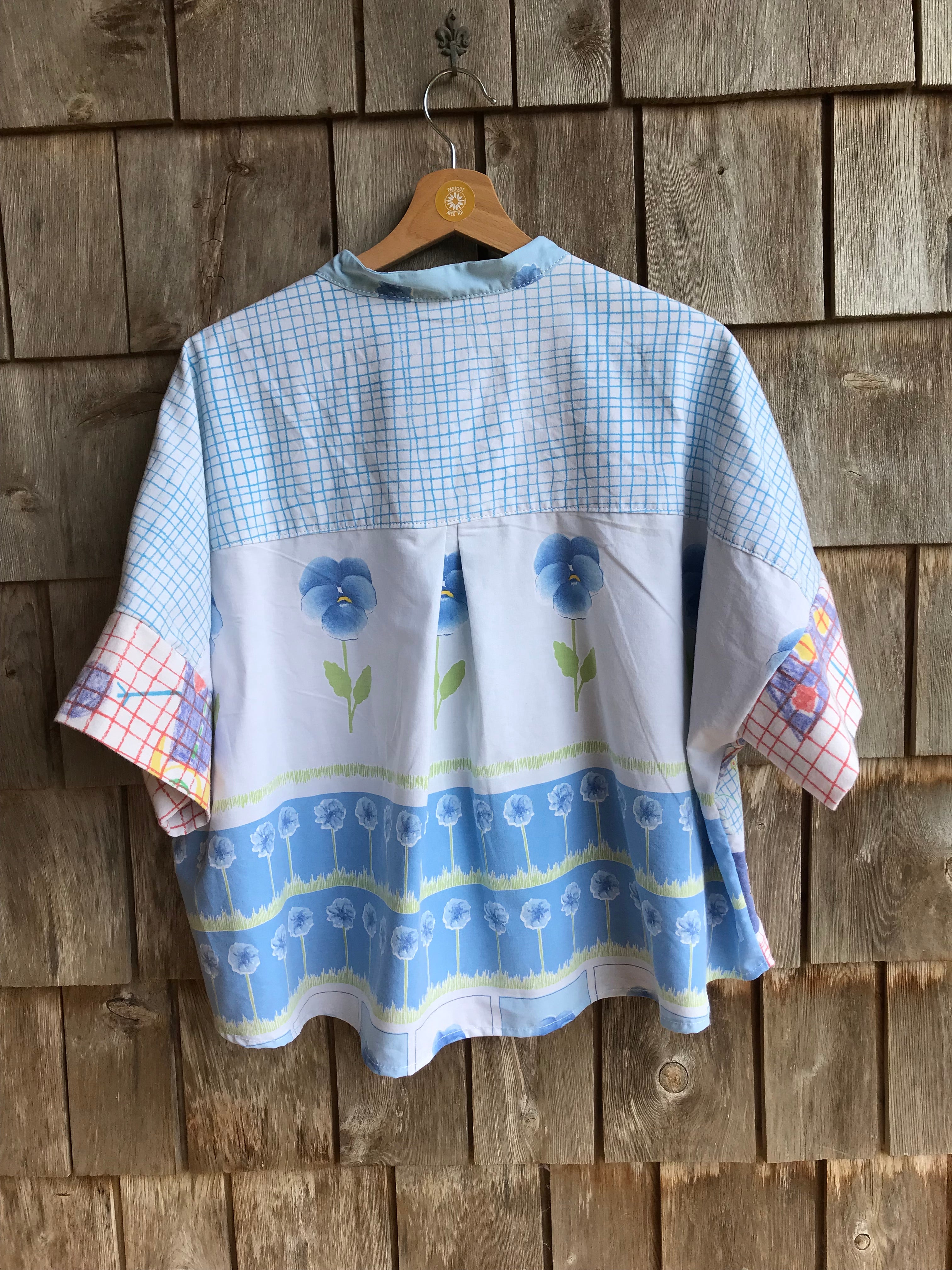 Chemise Courte Cahier & Fleurs