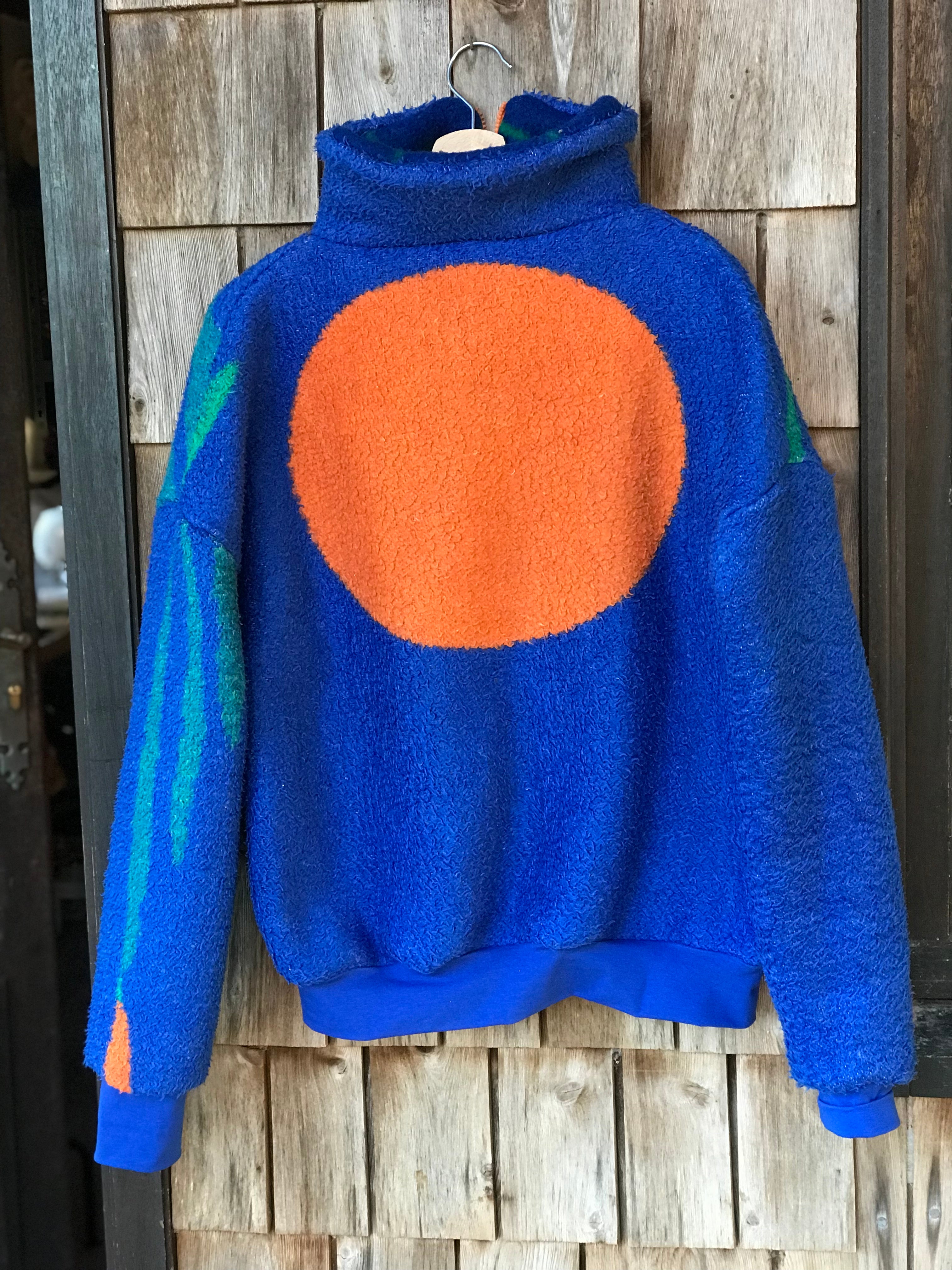 Pull Bleu Orange - M/L