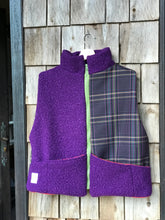 Charger l&#39;image dans la galerie, Gilet Mauve tartan M/L
