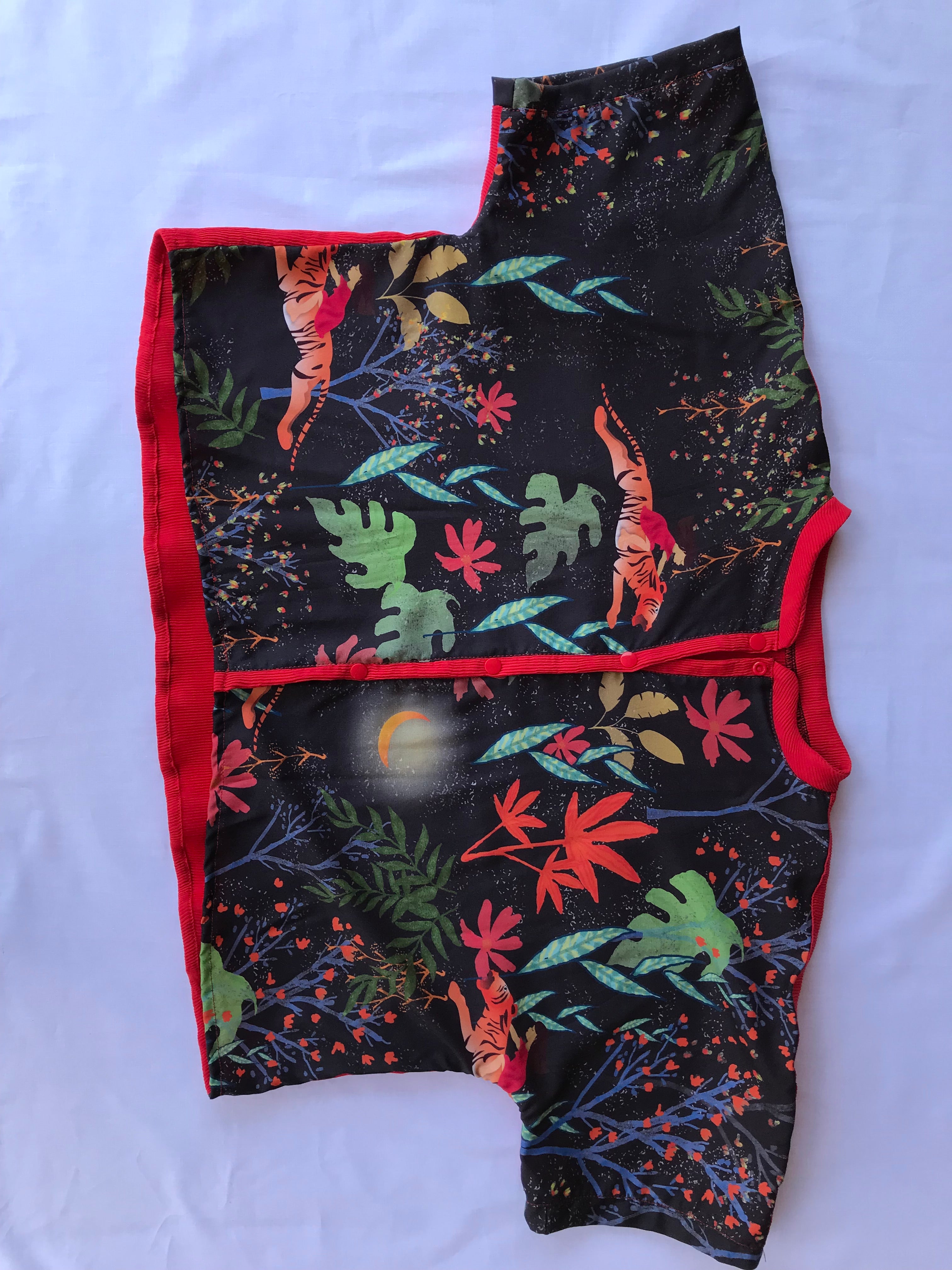 Chemise Courte Tigre
