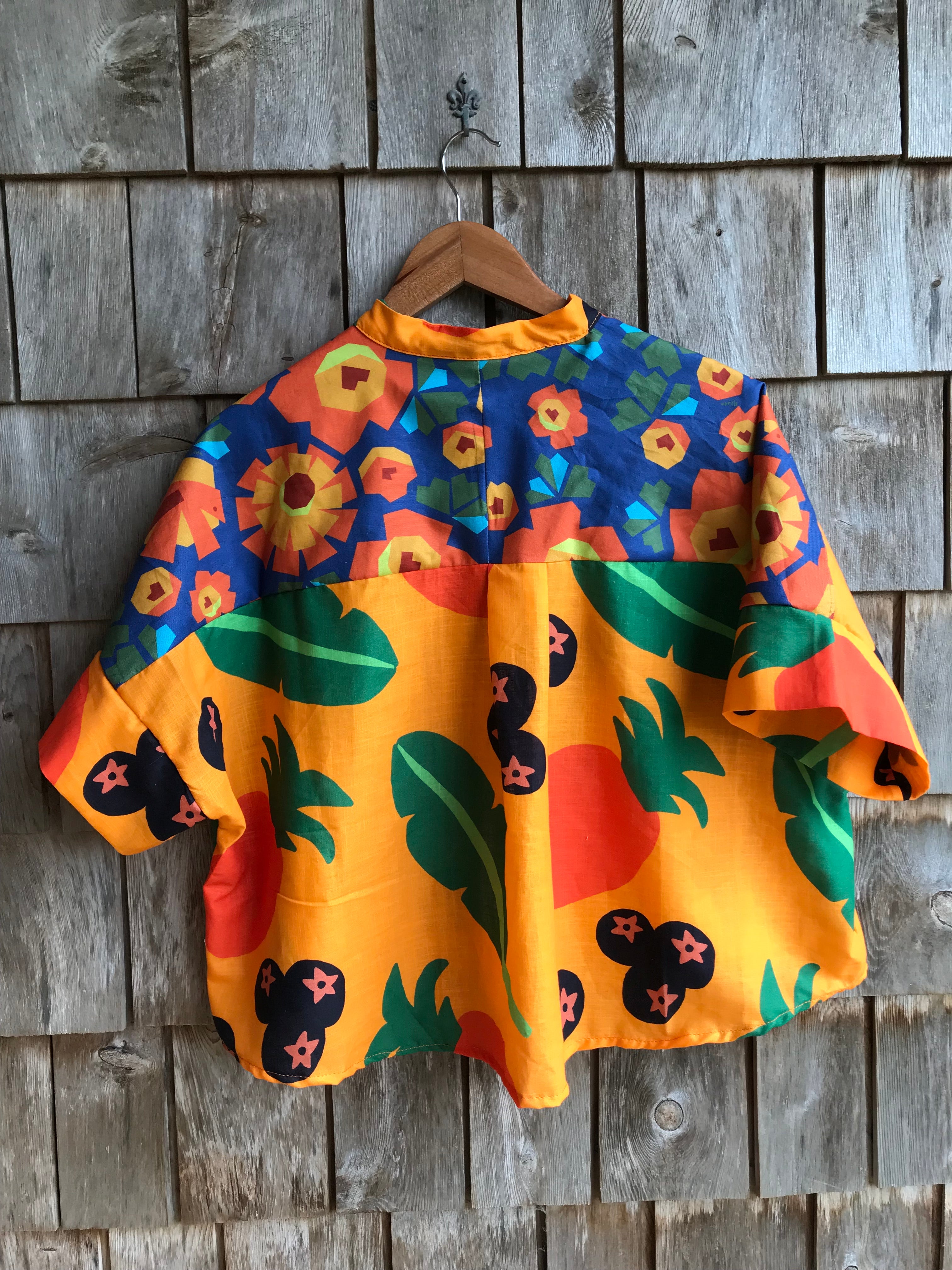 Chemise Courte Orange