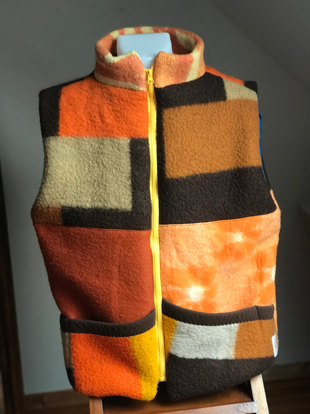 Gilet Orange Oversize