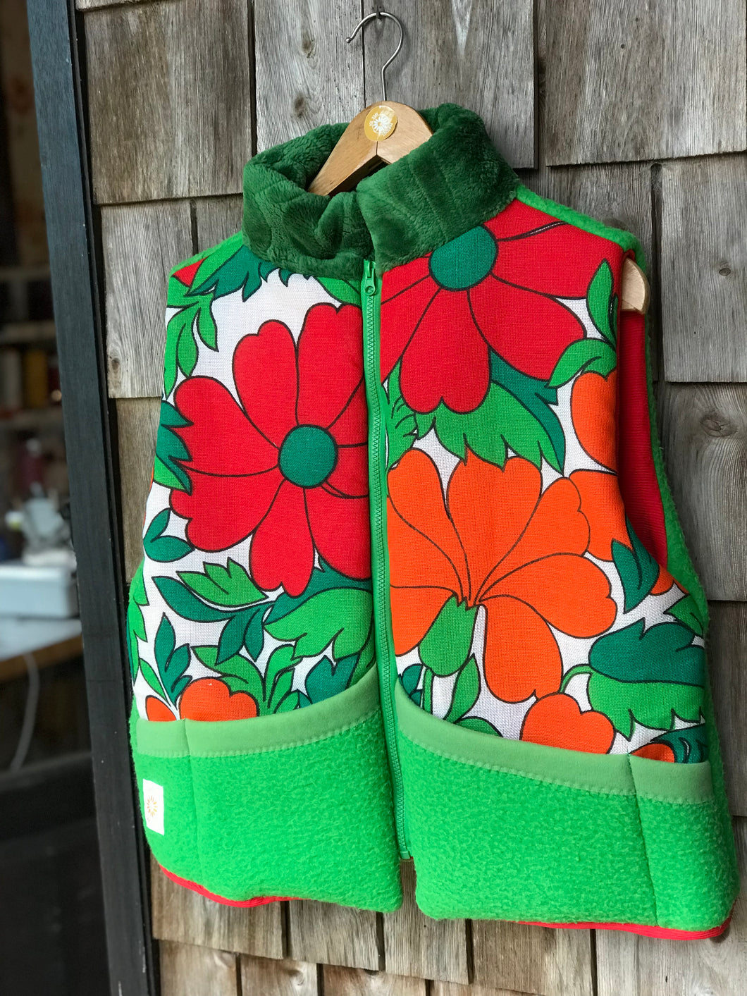 Gilet Vert et Rouge M/L