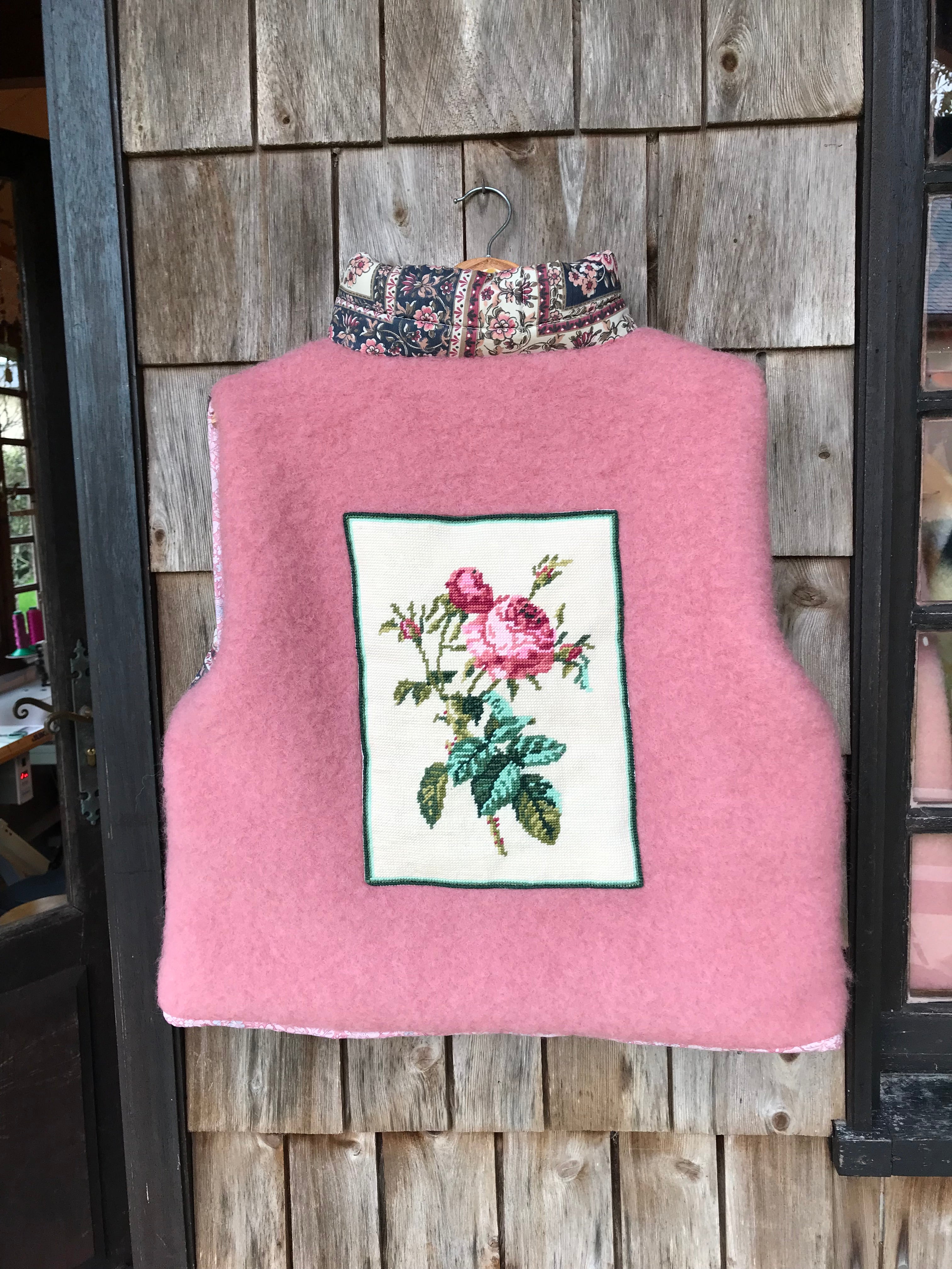 Gilet Canevas Rose M/L