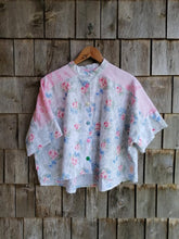 Charger l'image dans la galerie, Chemise Courte Fleur bleue et Rose

