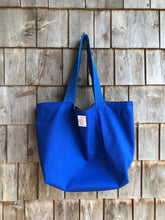 Charger l'image dans la galerie, Tote-bag Wax bleu
