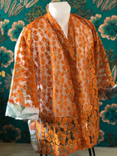 Charger l&#39;image dans la galerie, Kimono Dentelle orange
