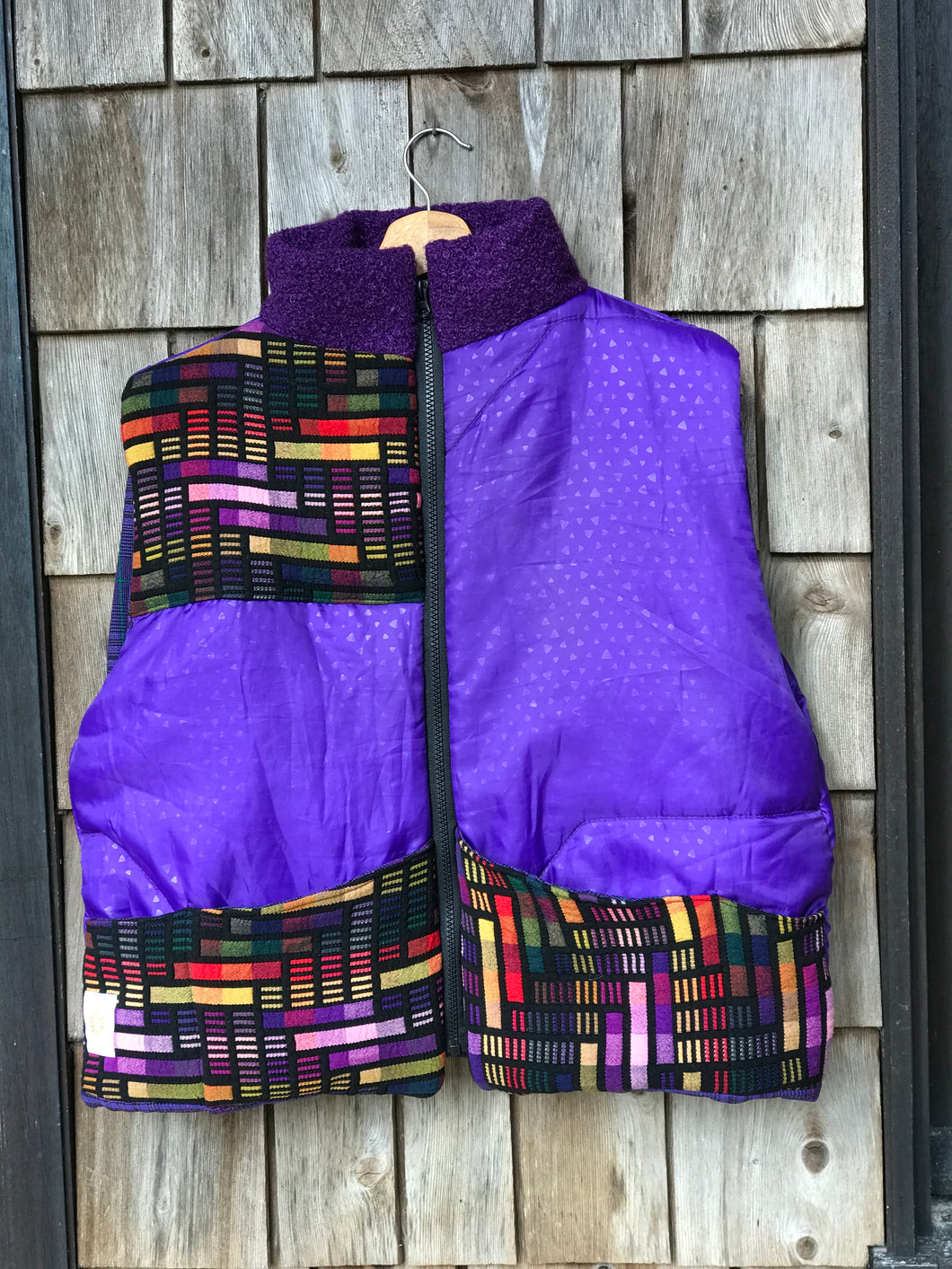 Gilet Violet vitraux M/L