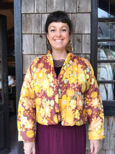 Charger l'image dans la galerie, Veste kimono fleurs orange
