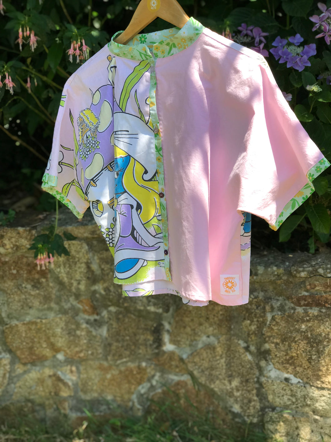Chemise Courte Schtroumfette