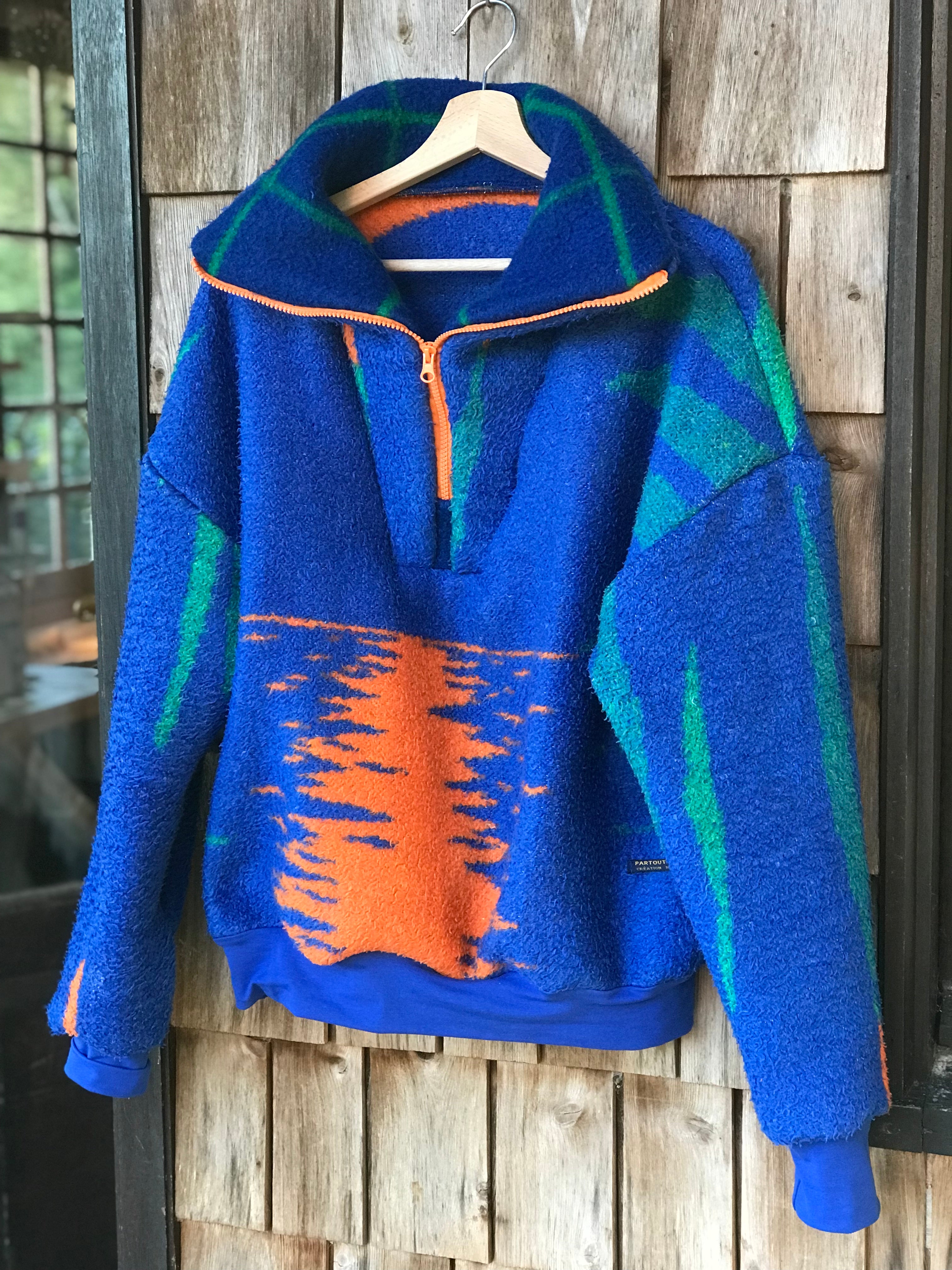 Pull Bleu Orange - M/L