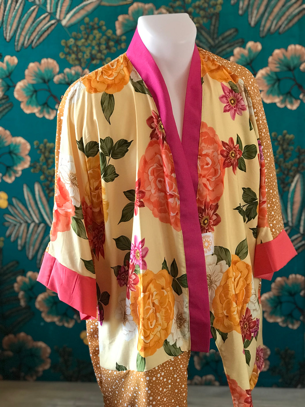 Kimono Fleur Moutarde