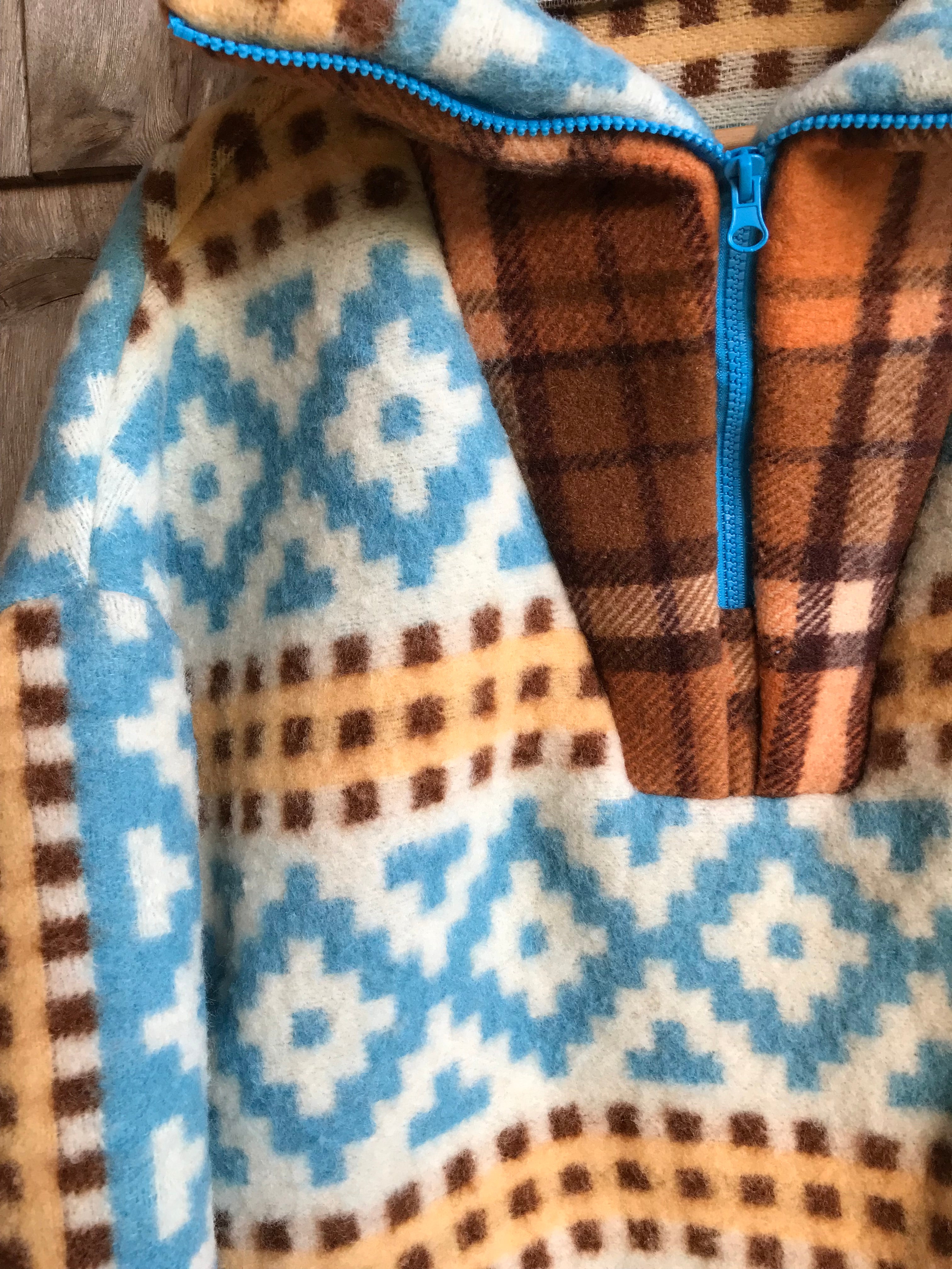 Pull Bleu et Marron - M/L