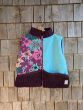 Charger l'image dans la galerie, Gilet Prune &amp; Menthe M/L
