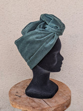 Charger l'image dans la galerie, Turban Flex Velours Sapin
