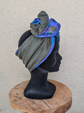 Charger l'image dans la galerie, Turban Flex Kaki et Violet
