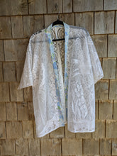 Charger l'image dans la galerie, Kimono Dentelle fleur bleue
