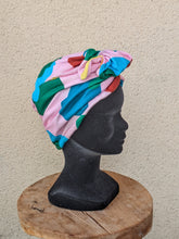 Charger l'image dans la galerie, Turban Flex Rose &amp; multico
