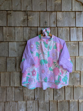 Charger l'image dans la galerie, Chemise Courte fleurs Parme
