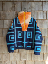 Charger l'image dans la galerie, Pull turquoise orange - M/L
