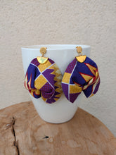 Charger l'image dans la galerie, Grandes Boucles Wax Mauve
