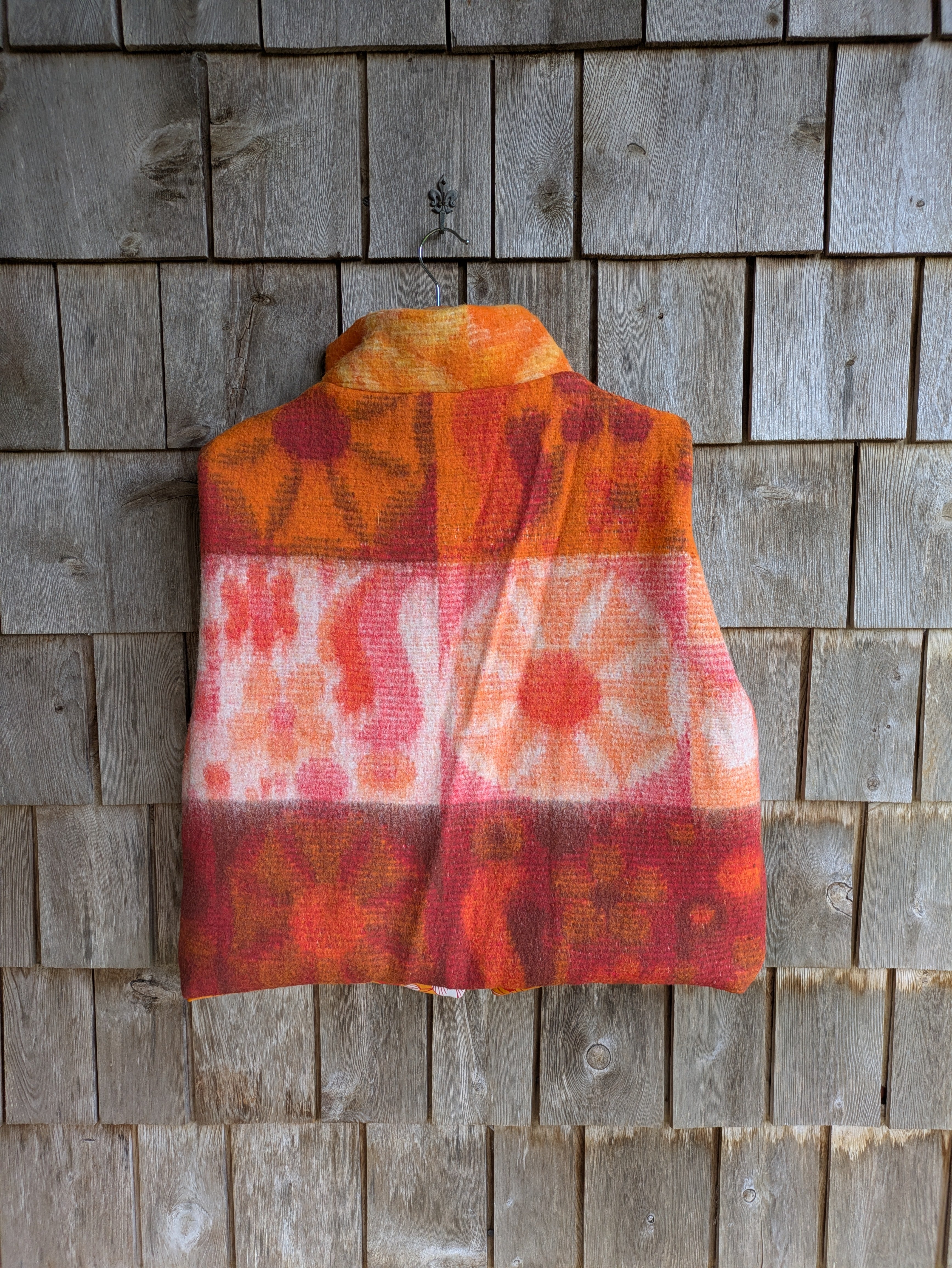 Gilet rouge terracotta M/L