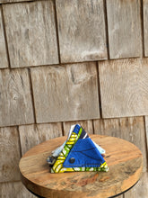 Charger l'image dans la galerie, Pochette triangle wax bleu

